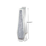 Heavy Duty Large Mirrored Floor Vase Crystal Crushed Diamond Flower Glass Vase - Image 4