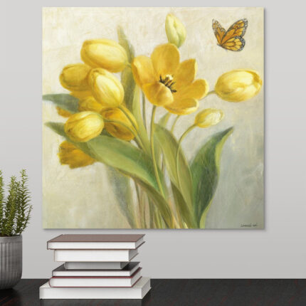 Heldana ” Yellow French Tulips ” by Danhui Nai - Chic Decora
