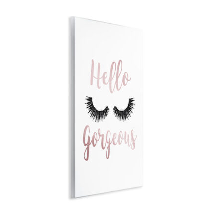 Hello Gorgeous by Amanda Greenwood – Textual Art Print - Chic Decora