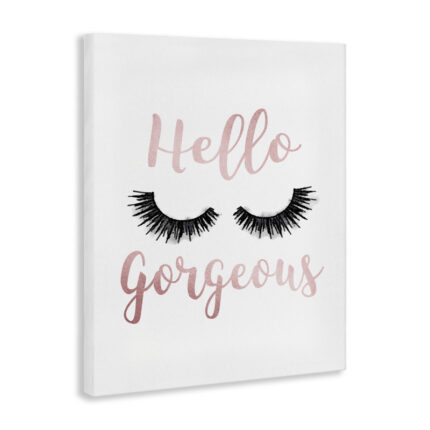 Hello Gorgeous by Amanda Greenwood – Textual Art Print - Chic Decora