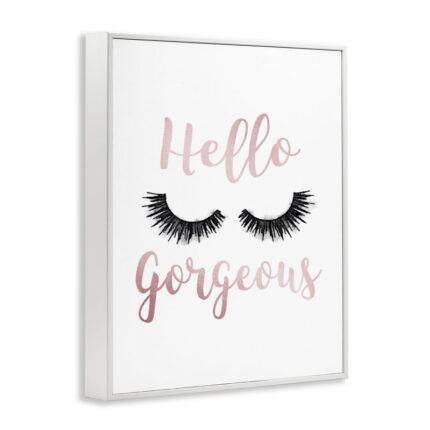 Hello Gorgeous by Amanda Greenwood – Textual Art Print - Chic Decora