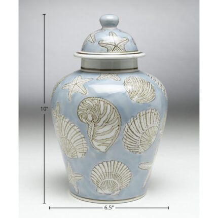 Helvey Seashell Urn - Chic Decora