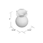 Hibiscus Handmade Glass Table Vase - Image 4