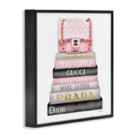 High Fashion Bookstack Padded Bag - Advertisements Print - Image 8