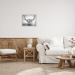 Highland Cow - Picture Frame Photograph Print on Canvas - Image 7