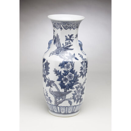 Hocking Bird and Floral Table Vase - Chic Decora