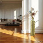 Hosley Decorative Gold Metal Tall Floor Vase. Ideal Gift for Floral Arrangements Weddings Party Spa Reiki Meditation Settings (27.25" High) - Image 5