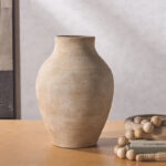 Howlan Natural Stoneware Vase - Image 2
