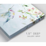 Hummingbird III - 2 Piece Wrapped Canvas Print Set - Image 3