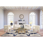 Idena Stoneware Ceramic Decorative Lidded Jar with Textured Design and Elegant Detailing - Image 4