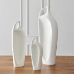 Indentation Vase-Matte White - Image 5