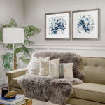 Indigo Garden' 2-Piece Painting Print Set - Image 3