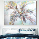 Inlet Palms by Studio Arts Canvas Art Print