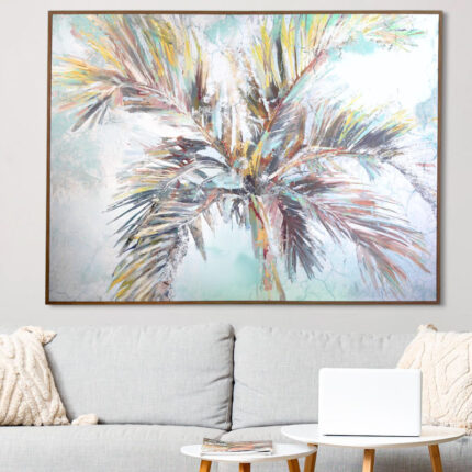 Inlet Palms by Studio Arts Canvas Art Print - Chic Decora