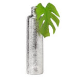 Isaacs 15" Textured Silver Ceramic Table Vase - Image 6