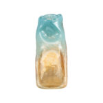 Isolina Beach-Inspired Decorative Glass Vase â€“ Tall Vase and Table Vase for Shelf Decor, Entryway or Mantel Styling â€“ Unique Home Decor Flower Vase Accent â€“ Blue & Tan - Image 6