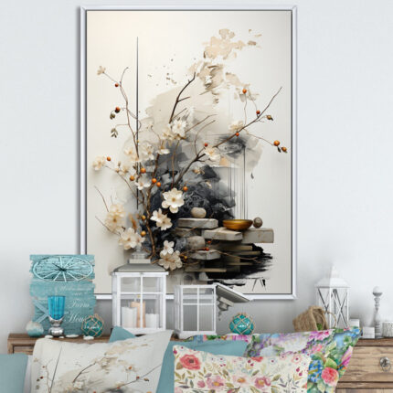 Jaciya Asian Art Classics Sumi III – Asian Art Wall Art for Living Room - Chic Decora