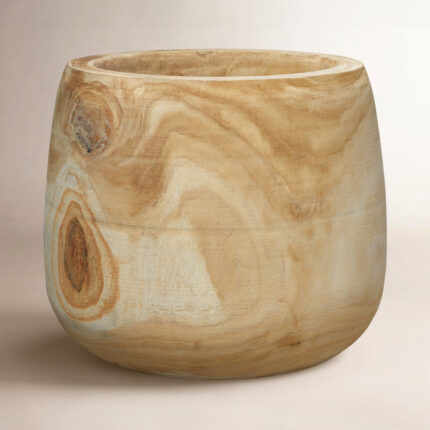 Jaspen Handmade Wood Table Vase - Chic Decora