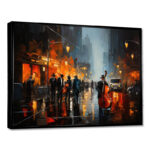 Jazz African American Harlem City - African American Art Canvas Prints, Harlem Jazz wall art