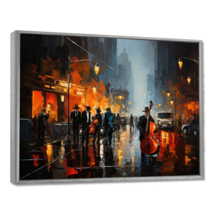 Jazz African American Harlem City – African American Art Canvas Prints, Harlem Jazz wall art - Chic Decora