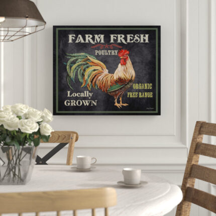 Jean ” Farm Fresh Rooster ” by Jean Plout - Chic Decora