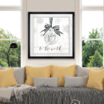 Joy Ornament - Textual Art Print