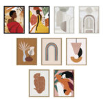 Katriana Figurine' by Alexander Ginzburg - Floater Frame Painting Print on Canvas - Image 4