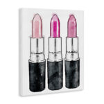 Keith Three Pink Lipsticks by Amanda Greenwood - Print on Canvas - Image 2