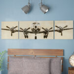 Kinzel Flight Time Triptych 3-piece Canvas Wall Art Set