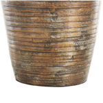 Kirthana Bamboo Wood Antique Inspired Pot Decorative Brown Vase - Image 3