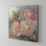 Krista " Roses On Gray II " by Peter McGowan - Image 2