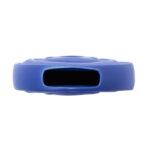 Kymya Radiant Blue Ribbed Ceramic Vase - Image 8