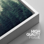 Landscape with Trees in Mist - 3 Piece Canvas Photograph Print Set - Image 5