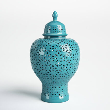 Largent Handmade Ceramic / Porcelain Ginger Jar - Chic Decora