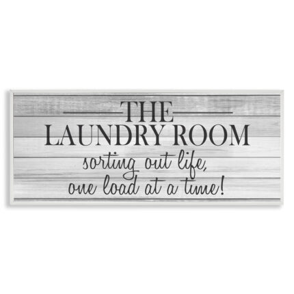 Laundry Sorting Out Life by Kimberly Allen – Textual Art - Chic Decora