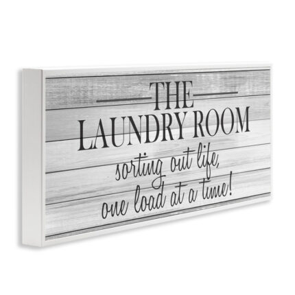 Laundry Sorting Out Life by Kimberly Allen – Textual Art - Chic Decora