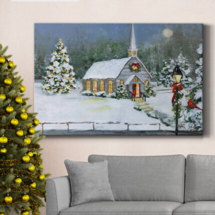 Lauvenia ” O Holy Night ” Painting Print - Chic Decora