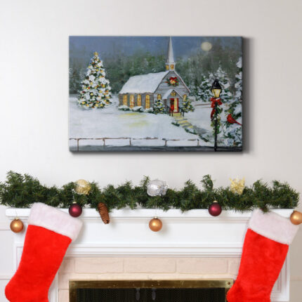 Lauvenia ” O Holy Night ” Painting Print - Chic Decora