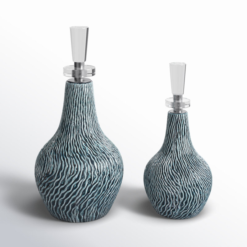 Lazar Ceramic Decorative Bottle - Chic Decora
