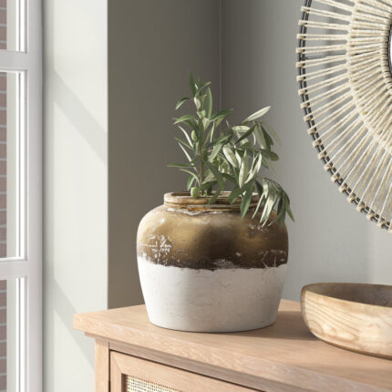 Libra Handmade Terracotta Table Vase - Chic Decora