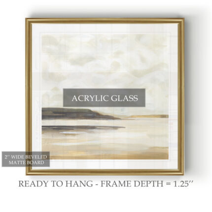 Lika ” Cloudy Coast I ” by Victoria Borges - Chic Decora