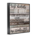Live Joyfully Phrases by Kim Allen - Textual Art Print - Image 2