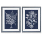 Lustr Foliage Chintz VI" - 2-Piece Painting Print Set - Image 6