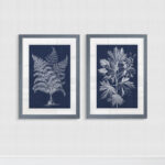 Lustr Foliage Chintz VI" - 2-Piece Painting Print Set - Image 3