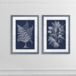 Lustr Foliage Chintz VI" - 2-Piece Painting Print Set - Image 4