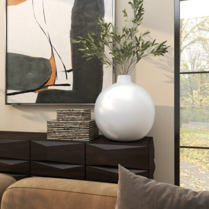 Mable Ceramic / Porcelain Table Vase - Chic Decora