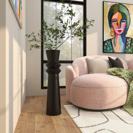 Mable Metal Floor Vase - Chic Decora