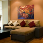 Magical Forest Painting Print on Canvas - Image 4