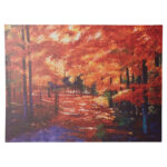 Magical Forest Painting Print on Canvas - Image 5