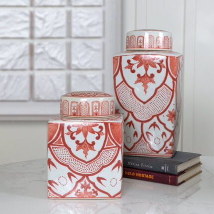 Manzi Ceramic Decorative Urns & Jars - Chic Decora